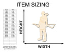 Unfinished Wood Elven Archer Shape - Craft - up to 46"