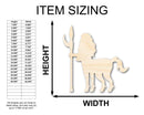 Unfinished Wood Centaur Shape - Craft - up to 46"