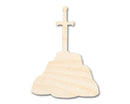 Unfinished Wood Sword in Stone Shape - Craft - up to 46"