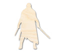 Unfinished Wood Warrior Shape - Craft - up to 46"