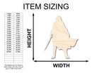 Unfinished Wood Cloak and Dagger Shape - Craft - up to 46"