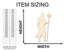 Unfinished Wood Guardsman Shape - Craft - up to 46"