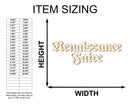 Unfinished Wood Renaissance Faire Shape - Craft - up to 46"