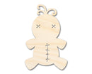 Unfinished Wood Voodoo Doll Shape - Craft - up to 46"