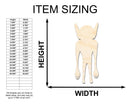 Unfinished Wood Kentucky Goblin Shape - Craft - up to 46"