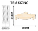 Unfinished Wood Feast Table Shape - Craft - up to 46"