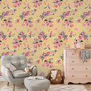 Floral Loquat Wallpaper, yellow