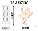 Unfinished Wood Headless Horseman Shape | Craft Cutout | up to 46" DIY