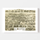 Vintage Map of Dover, New Jersey 1903