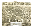 Vintage Map of Dover, New Jersey 1903