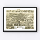 Vintage Map of Dover, New Jersey 1903