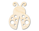 Unfinished Wood Ladybug Shape - Craft - up to 46"