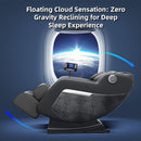 Massage Chair,Full Body Zero Gravity Recliner , Hip Heating, Foot Massage and Air Massage System for Home Office, for mom/dad (Black)