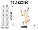 Unfinished Wood Boy Tennis Serve Shape - Craft - up to 46" DIY