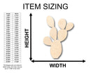 Unfinished Wood Cactus Shape - Craft - up to 46" DIY