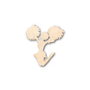 Unfinished Wood Cheer Shape - Craft - up to 46" DIY