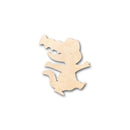 Unfinished Wood Cute Alligator Shape - Craft - up to 46" DIY