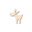 Unfinished Wood Cute Deer Moose Shape - Craft - up to 46" DIY