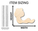 Unfinished Wood Cute Worm Shape - Craft - up to 46" DIY