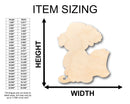 Unfinished Wood Elf Naughty Nice List Shape - Craft - up to 46" DIY