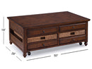 Cottage Lane - Wood Rectangular Lift-top Cocktail Table - Coffee