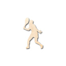 Unfinished Wood Girl Tennis Shape - Craft - up to 46" DIY