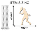 Unfinished Wood Girl Tennis Shape - Craft - up to 46" DIY