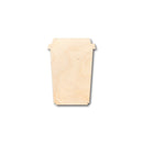 Unfinished Wood Hot Latte Shape - Craft - up to 46" DIY