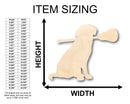 Unfinished Wood Lacrosse Dog Shape - Craft - up to 46" DIY