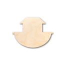 Unfinished Wood Noah's Ark Shape - Craft - up to 46" DIY