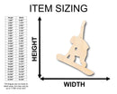 Unfinished Wood Snowboarding Shape - Craft - up to 46" DIY