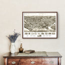 Vintage Map of Somers Point, New Jersey 1925