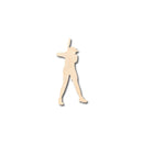 Unfinished Wood Softball Batter Shape - Craft - up to 46" DIY