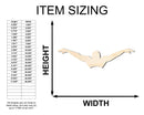 Unfinished Wood Swimming Shape - Craft - up to 46" DIY
