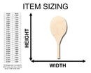 Unfinished Wood Tennis Racket Shape - Craft - up to 46" DIY