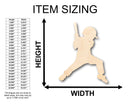Unfinished Wood Youth Baseball Shape - Craft - up to 46" DIY