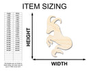 Unfinished Wood Capricorn Sea Goat Shape - Zodiac Craft - up to 46"