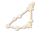 Unfinished Wood Capricorn Constellation Shape - Zodiac Craft - up to 46"
