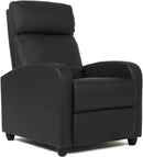 Brown Recliner Chair With Lumbar Support And Plush Comfort