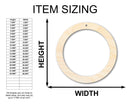 Unfinished Wood Hoop Earring Blank Pair - DIY Jewelry Craft - Available in 1" to 3"