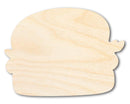 Unfinished Wood Burger Shape | Craft Cutout | up to 46" DIY
