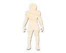 Unfinished Wood Football Player Silhouette | DIY Sports Craft Cutout | up to 46" DIY