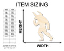 Unfinished Wood Minotaur Silhouette | DIY Creature Craft Cutout | up to 46" DIY