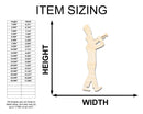 Unfinished Wood Marching Band Silhouette | DIY Band Craft Cutout | up to 46" DIY