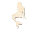 Unfinished Wood Mermaid Silhouette | DIY Craft Cutout | up to 46" DIY