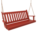 Keystone Amish Co. 5 Foot Franklin Porch Swing, Red