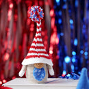 Patriotic Gnome Amigurumi Crochet Kit by Wizardi F07N8-M195