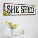 Personalized She Shed Sign III