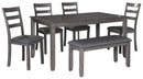Bridson - RECT DRM Table Set (Set of 6) - Gray