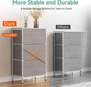 Light Grey Dresser With 3 Drawers For Bedroom Nightstand